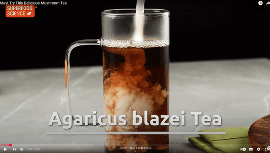 Mushroom Tea with Agaricus blazei